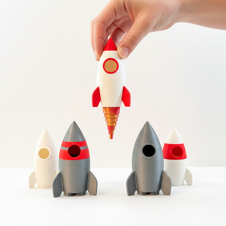 Rocket with Boosters
